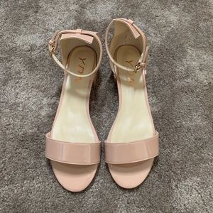 Size 13 Women’s Chic Block Low Heel Sandals